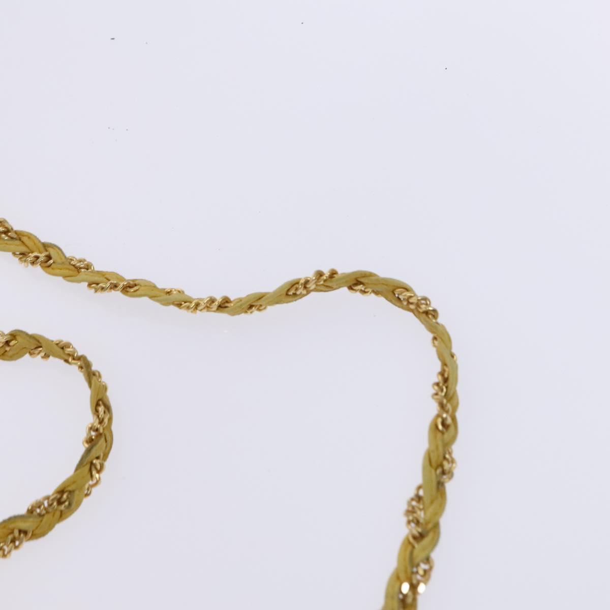 TORY BURCH Bally Tote Bag PVC Leather 2Set Black Yellow Auth ti2961