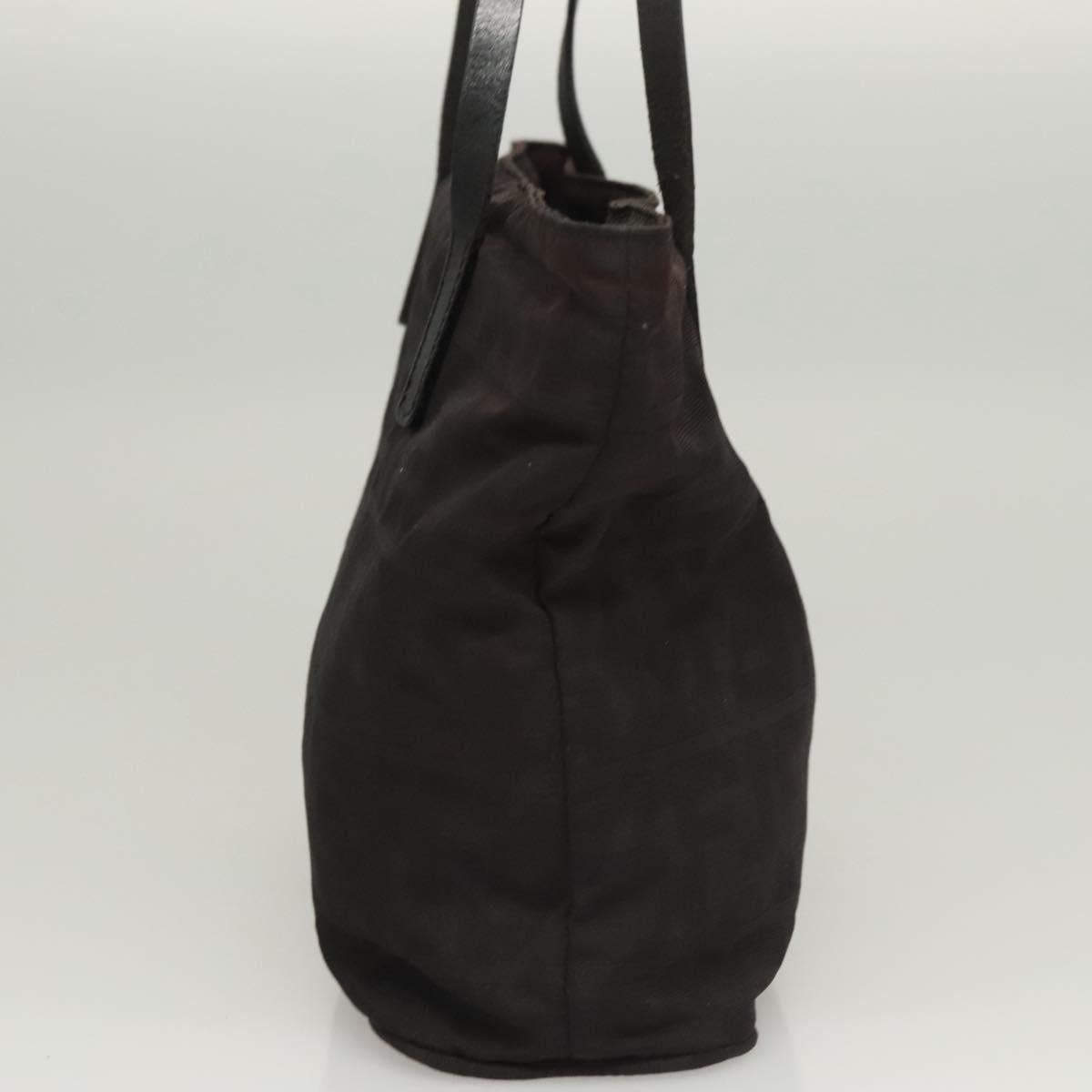 FENDI Zucca Canvas Tote Bag Black Auth ti2972