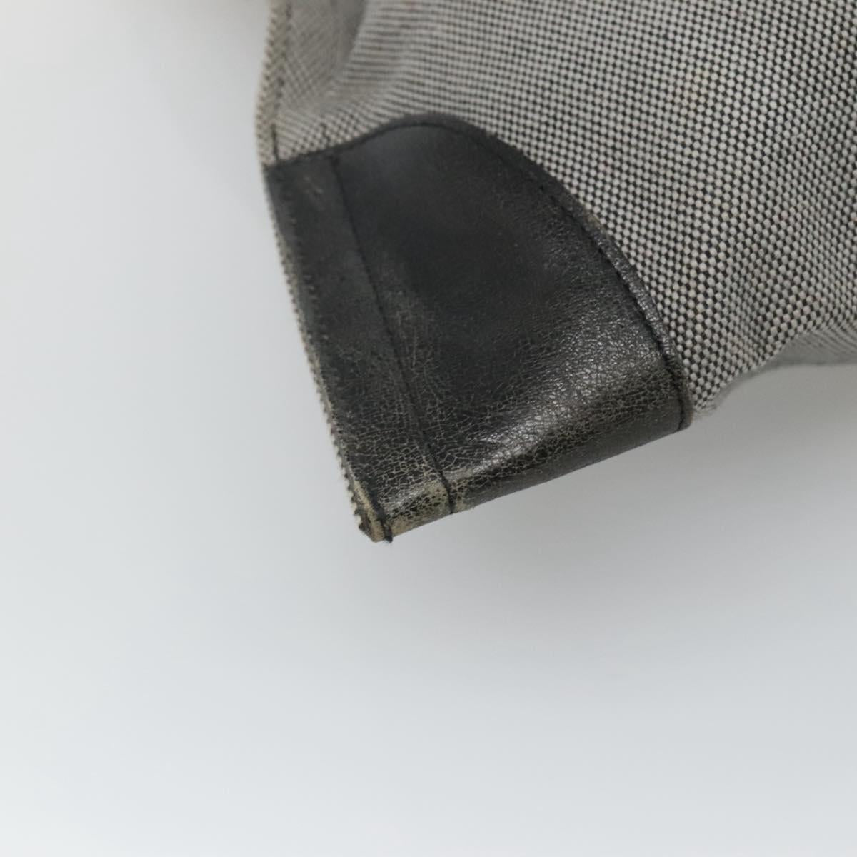 BURBERRY Blue Label Tote Bag Canvas Gray Auth ti2997