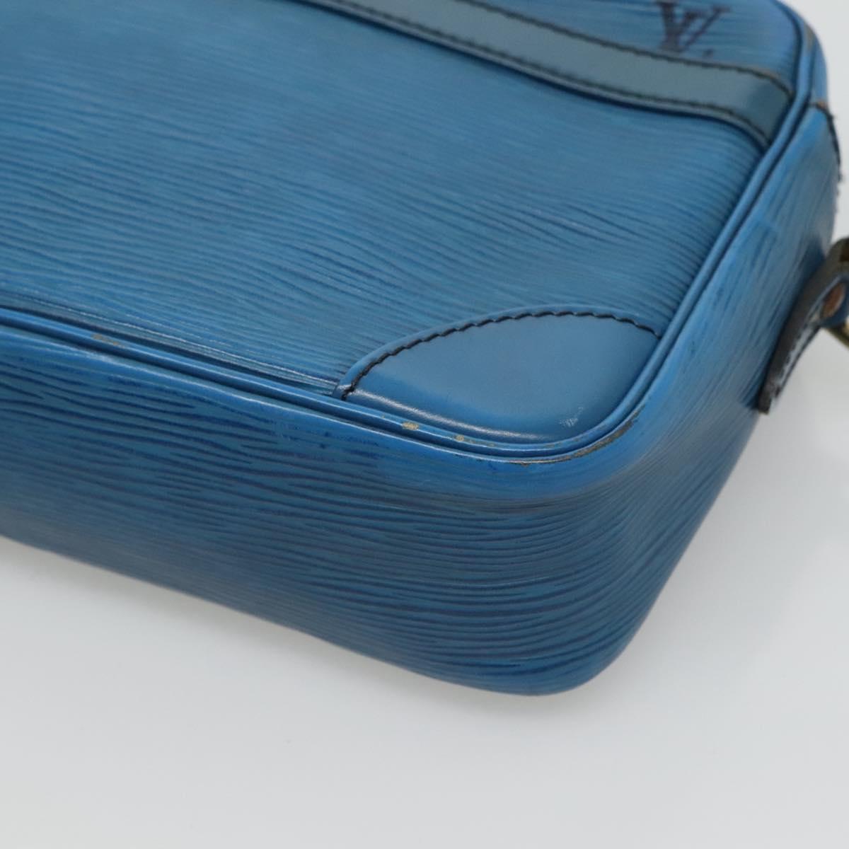 LOUIS VUITTON Epi Trocadero 23 Shoulder Bag Blue M52305 LV Auth ti3029