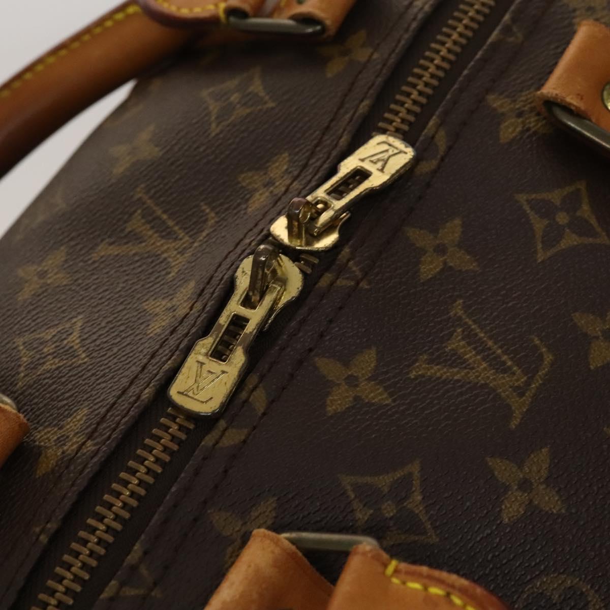 LOUIS VUITTON Monogram Keepall Bandouliere 60 Boston Bag M41412 LV Auth ti3031