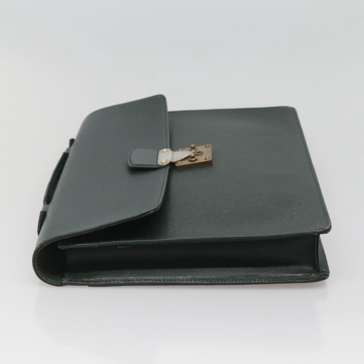 LOUIS VUITTON Taiga Serviette Kourad Business Bag Epicea M30074 LV Auth ti3037