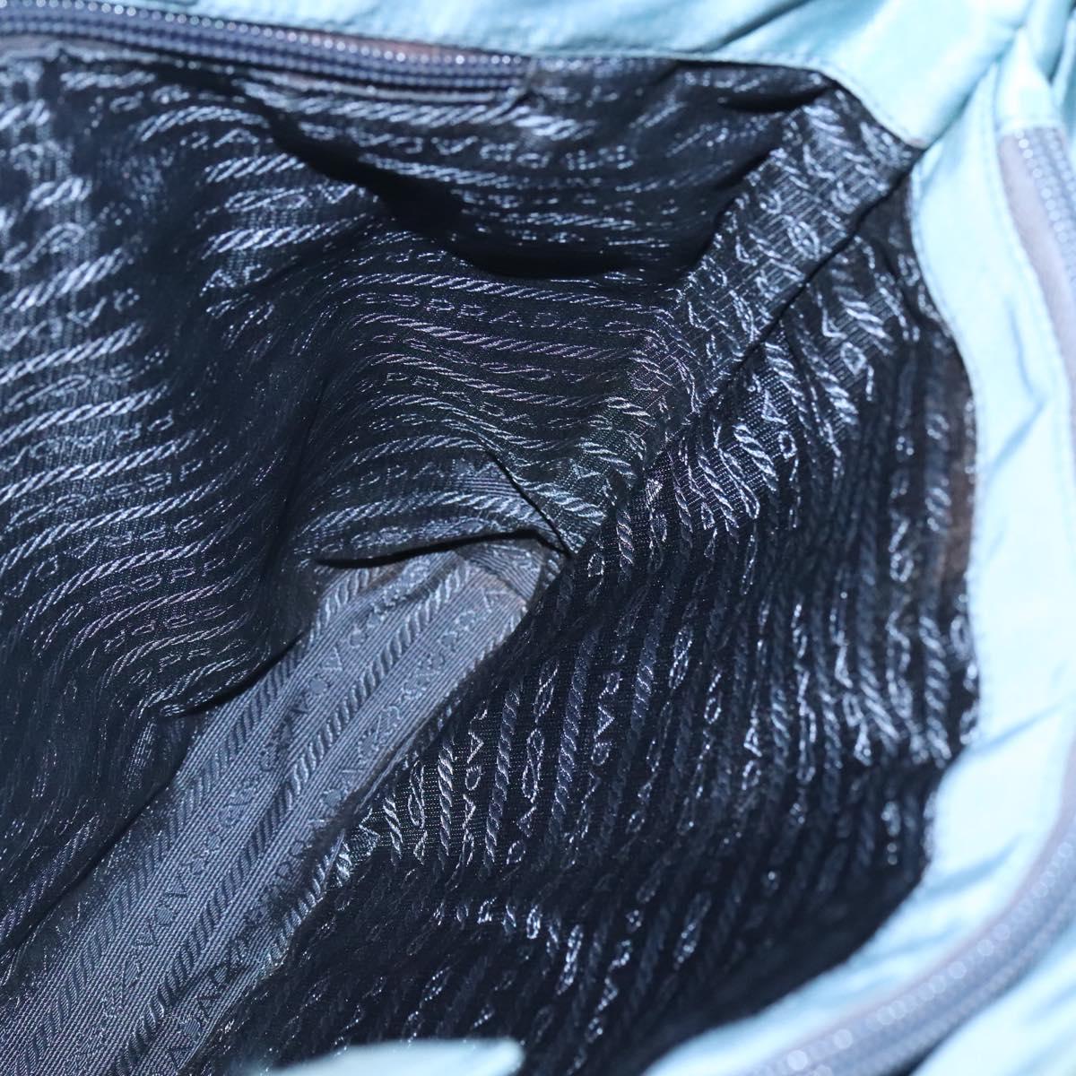 PRADA Tote Bag Nylon Light Blue Auth ti3069