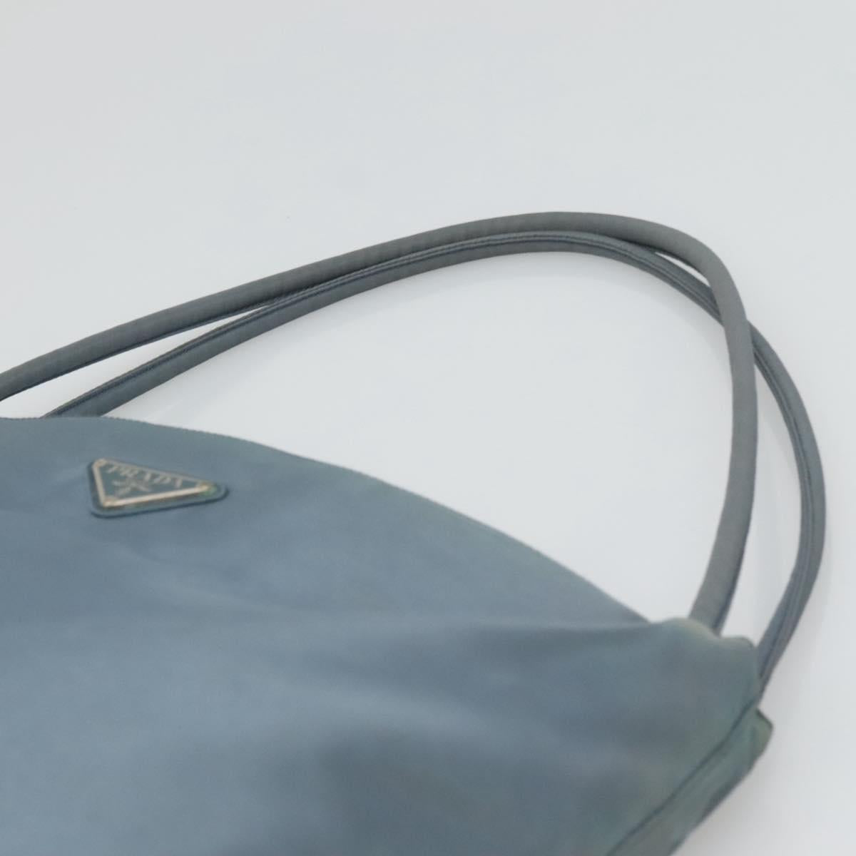PRADA Tote Bag Nylon Light Blue Auth ti3069