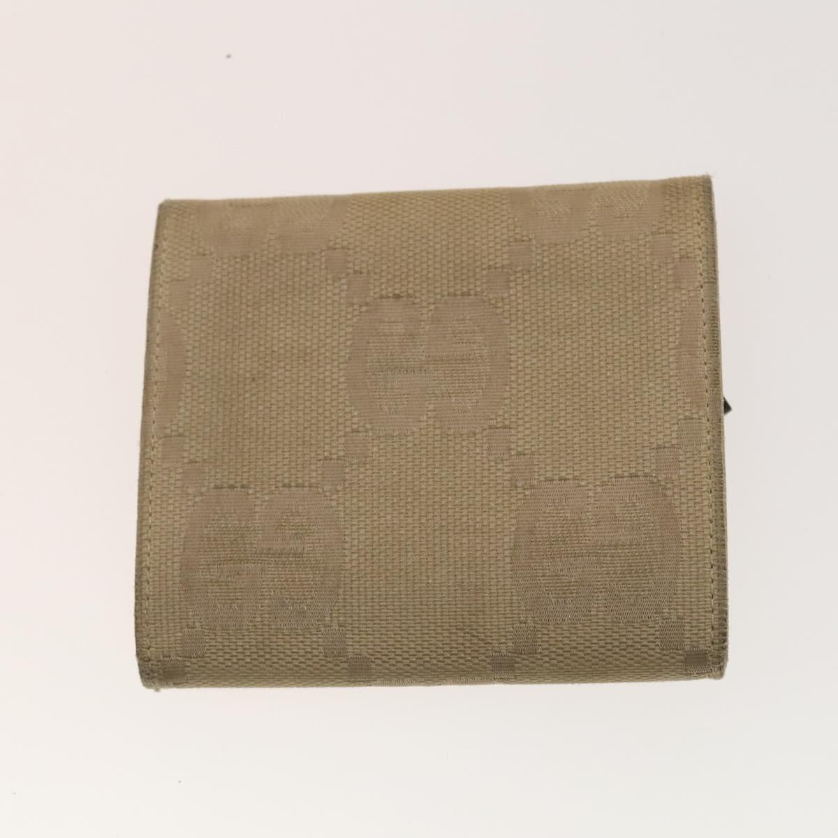 GUCCI GG Canvas Jackie Web Sherry Line Wallet 4Set Beige Red Auth ti3092