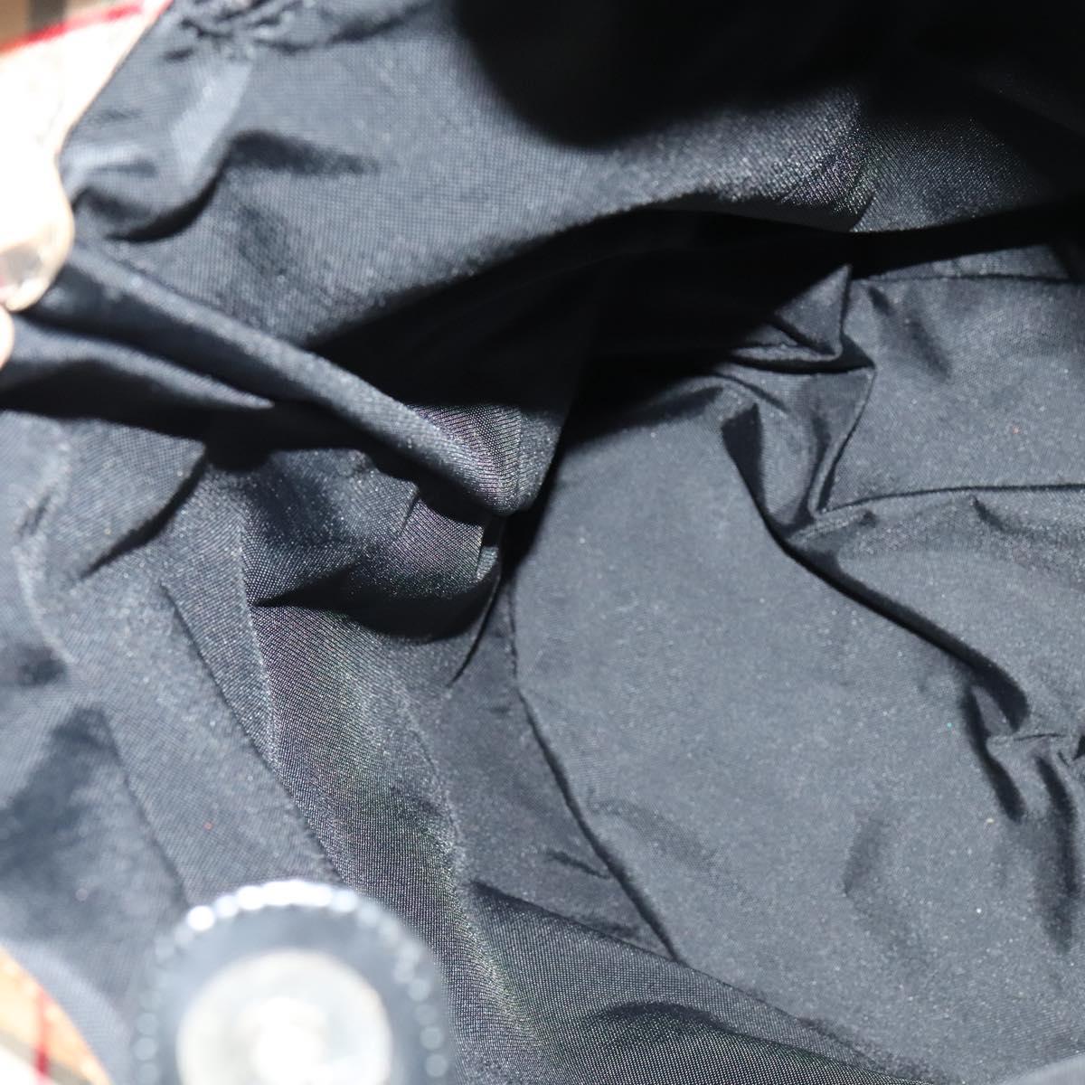 Burberrys Blue Label Shoulder Bag Nylon Black Auth ti3102