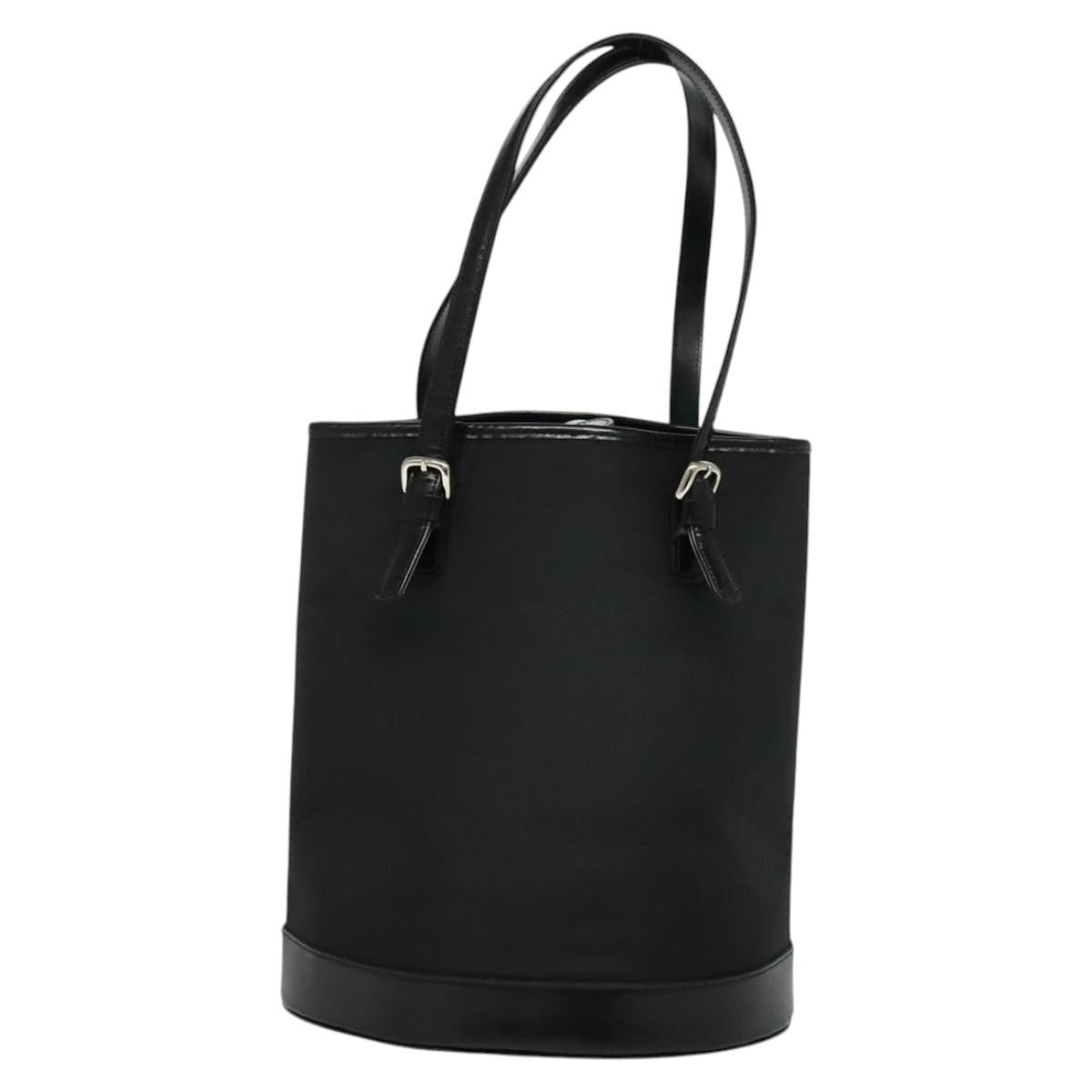 Burberrys Blue Label Shoulder Bag Nylon Black Auth ti3102