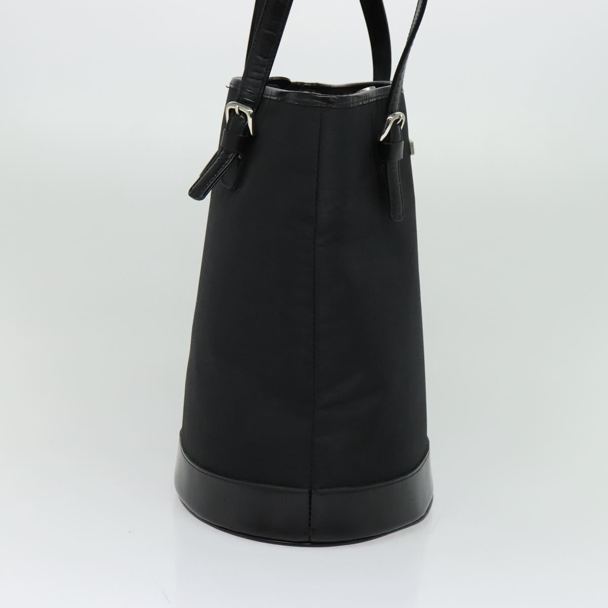 Burberrys Blue Label Shoulder Bag Nylon Black Auth ti3102