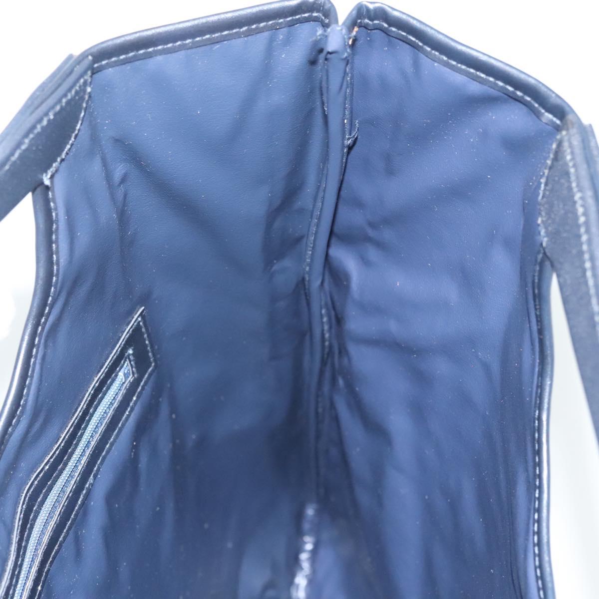 CELINE C Sulky Hand Bag Canvas Navy Auth ti3127