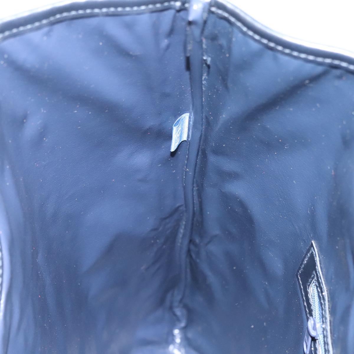 CELINE C Sulky Hand Bag Canvas Navy Auth ti3127