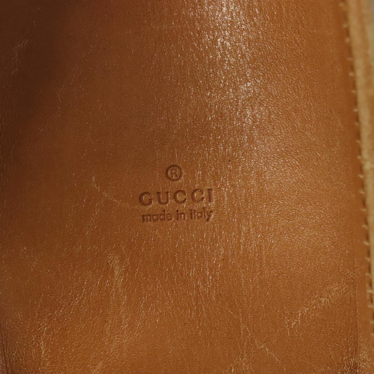GUCCI Shoulder Bag Canvas Leather Beige Brown 110295 Auth ti3134