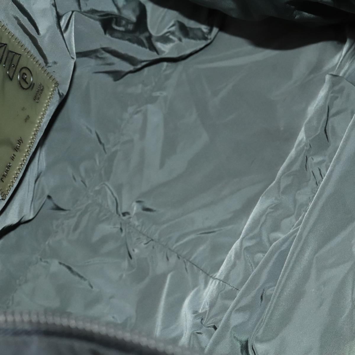 PRADA Sports Boston Bag Nylon Black Silver Auth ti3146