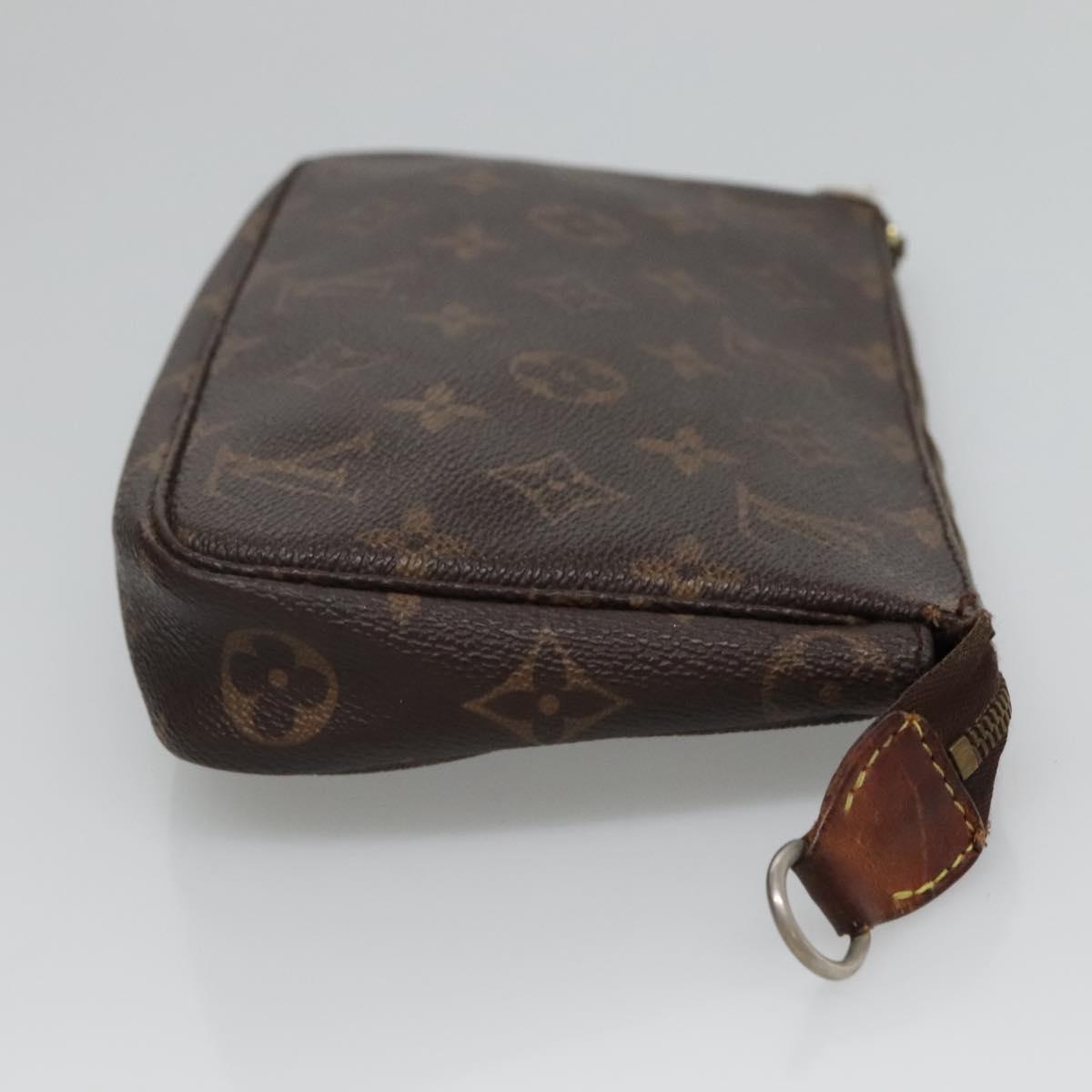LOUIS VUITTON Monogram Pochette Accessoires Pouch M51980 LV Auth ti3184