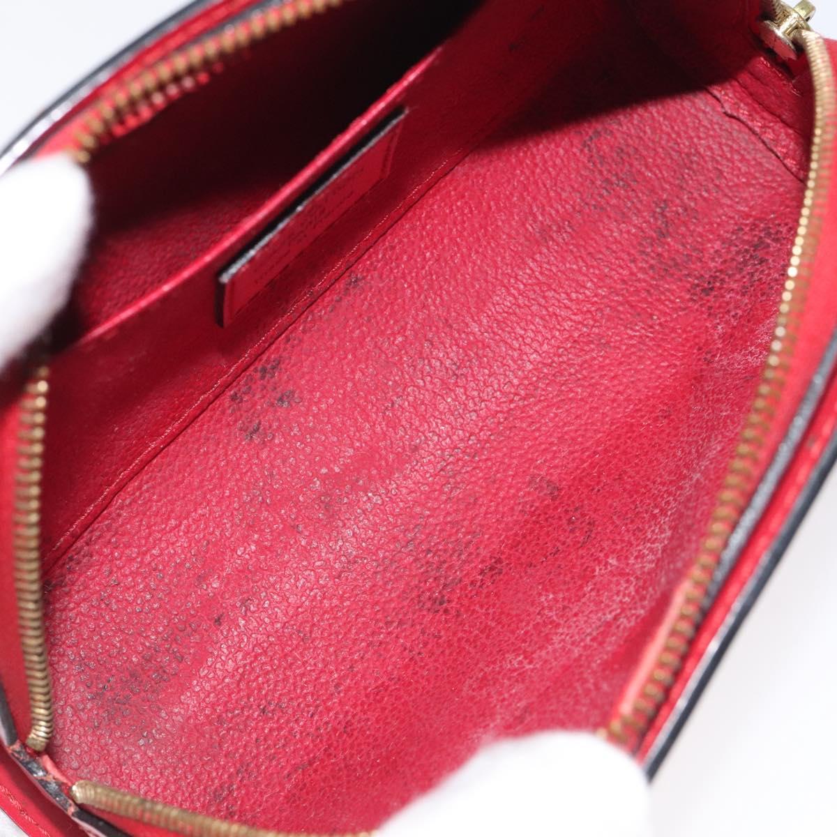 LOUIS VUITTON Epi Dauphine PM Pouch Castilian Red M48447 LV Auth ti3225