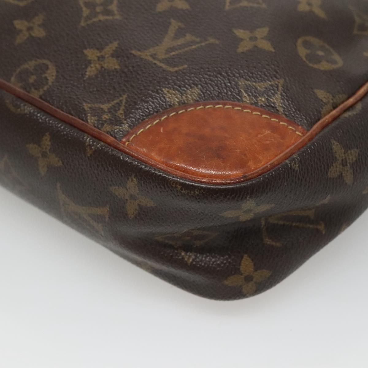 LOUIS VUITTON Monogram Compiegne 28 Clutch Bag M51845 LV Auth ti3246