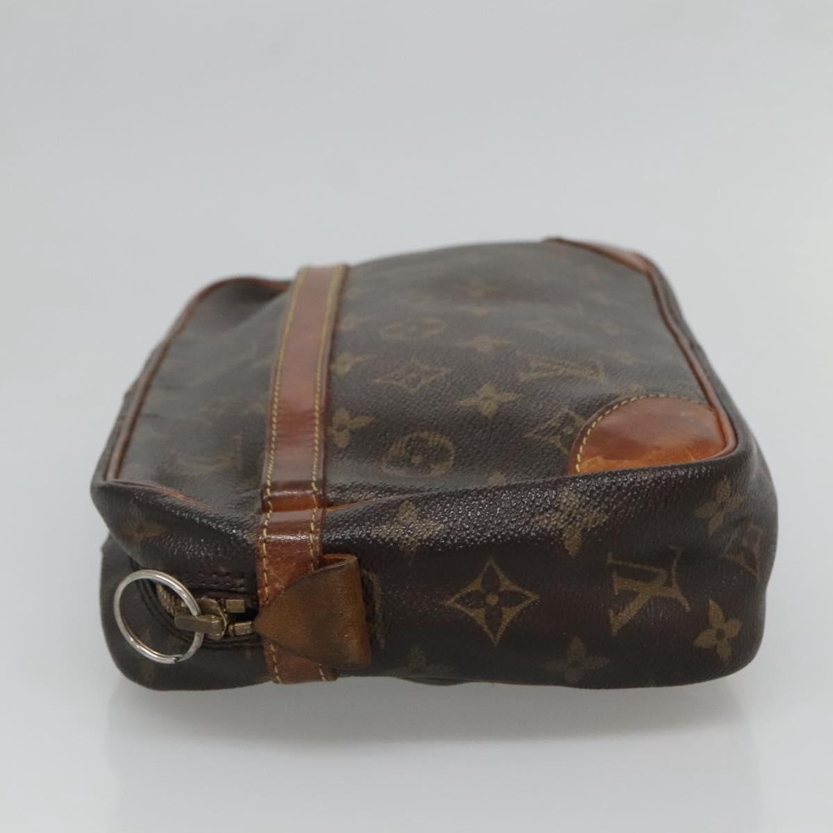 LOUIS VUITTON Monogram Compiegne 28 Clutch Bag M51845 LV Auth ti3246