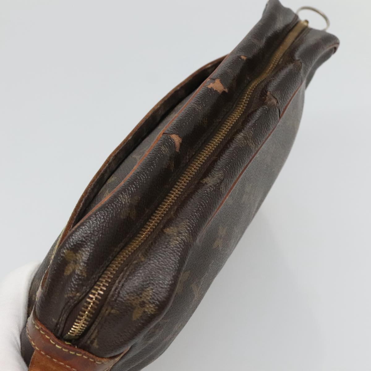 LOUIS VUITTON Monogram Compiegne 28 Clutch Bag M51845 LV Auth ti3246