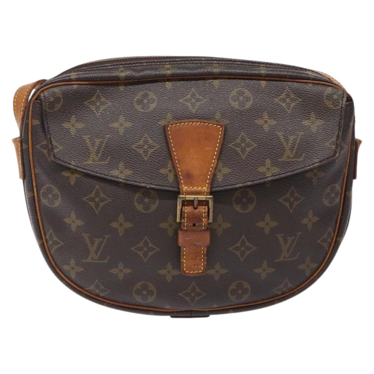 LOUIS VUITTON Monogram Jeune Fille GM Shoulder Bag M51225 LV Auth ti3295