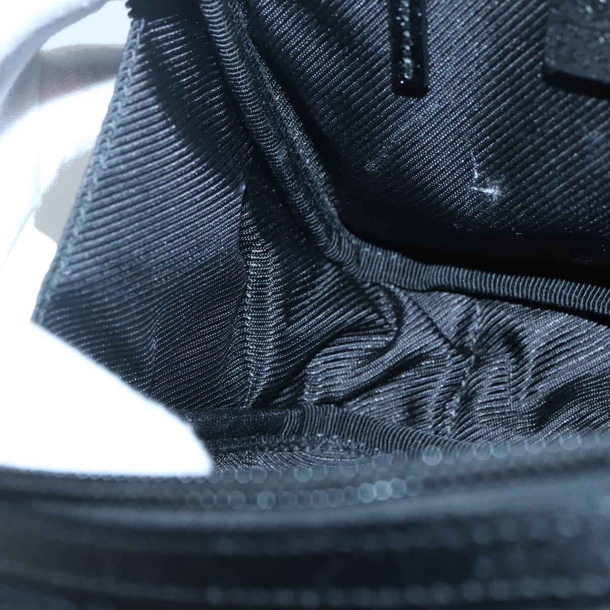 GUCCI GG Canvas Pouch Black 153129 Auth ti3305