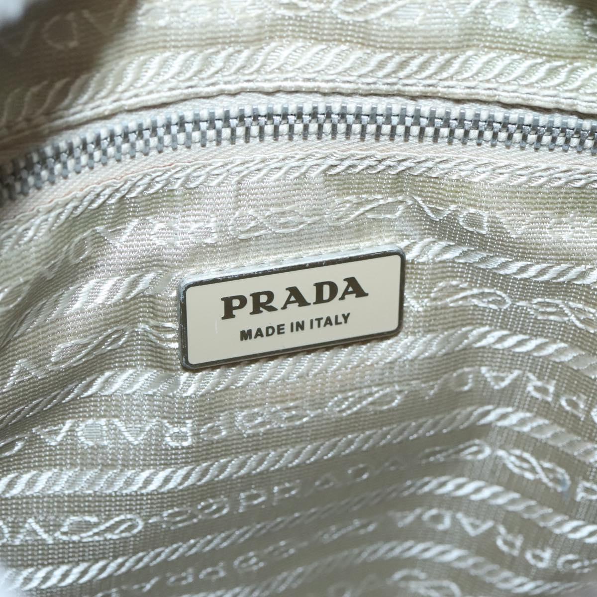 PRADA Shoulder Bag Nylon Purple Silver Auth ti3319