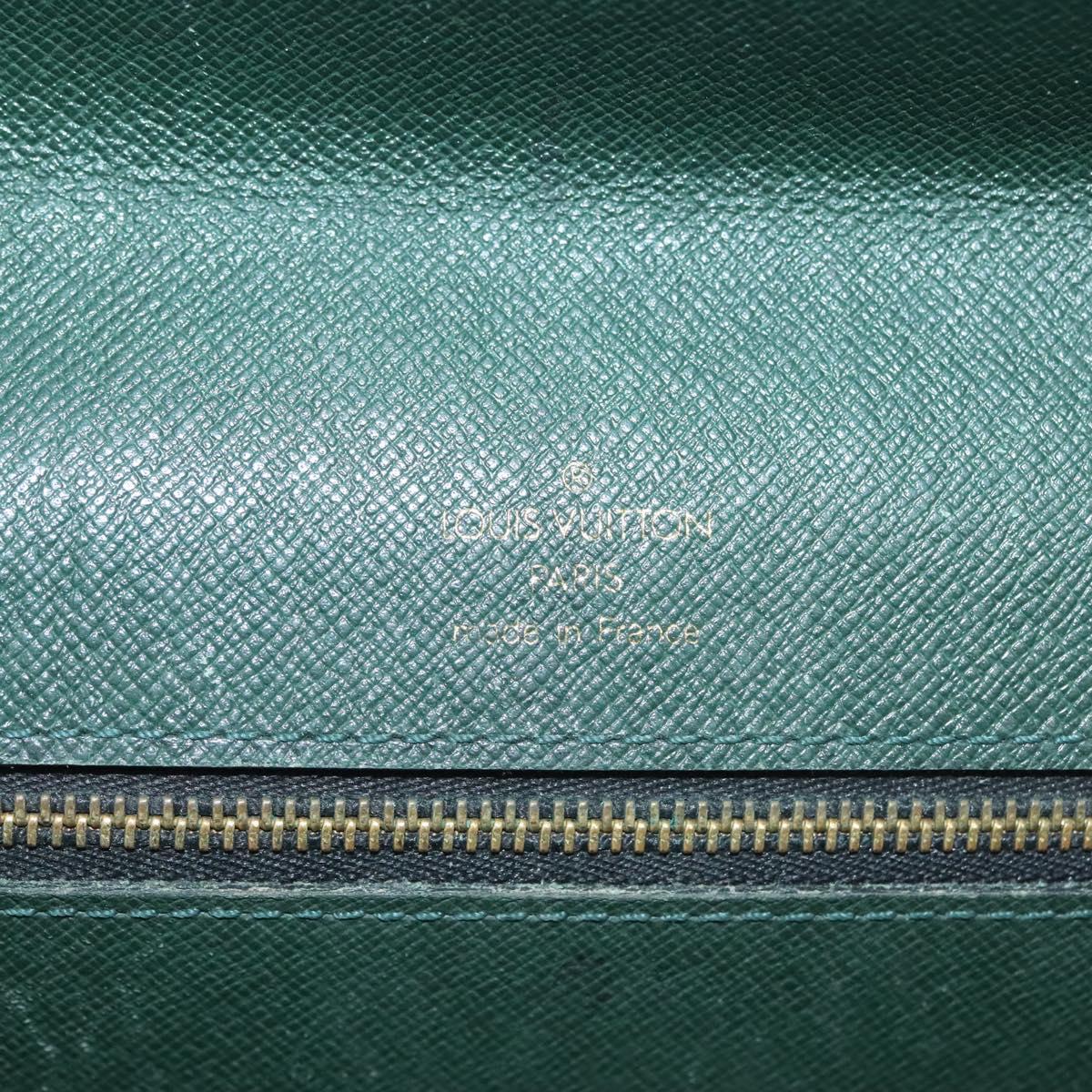 LOUIS VUITTON Taiga Pochette Kourad Clutch Bag Epicea M30194 LV Auth ti3337