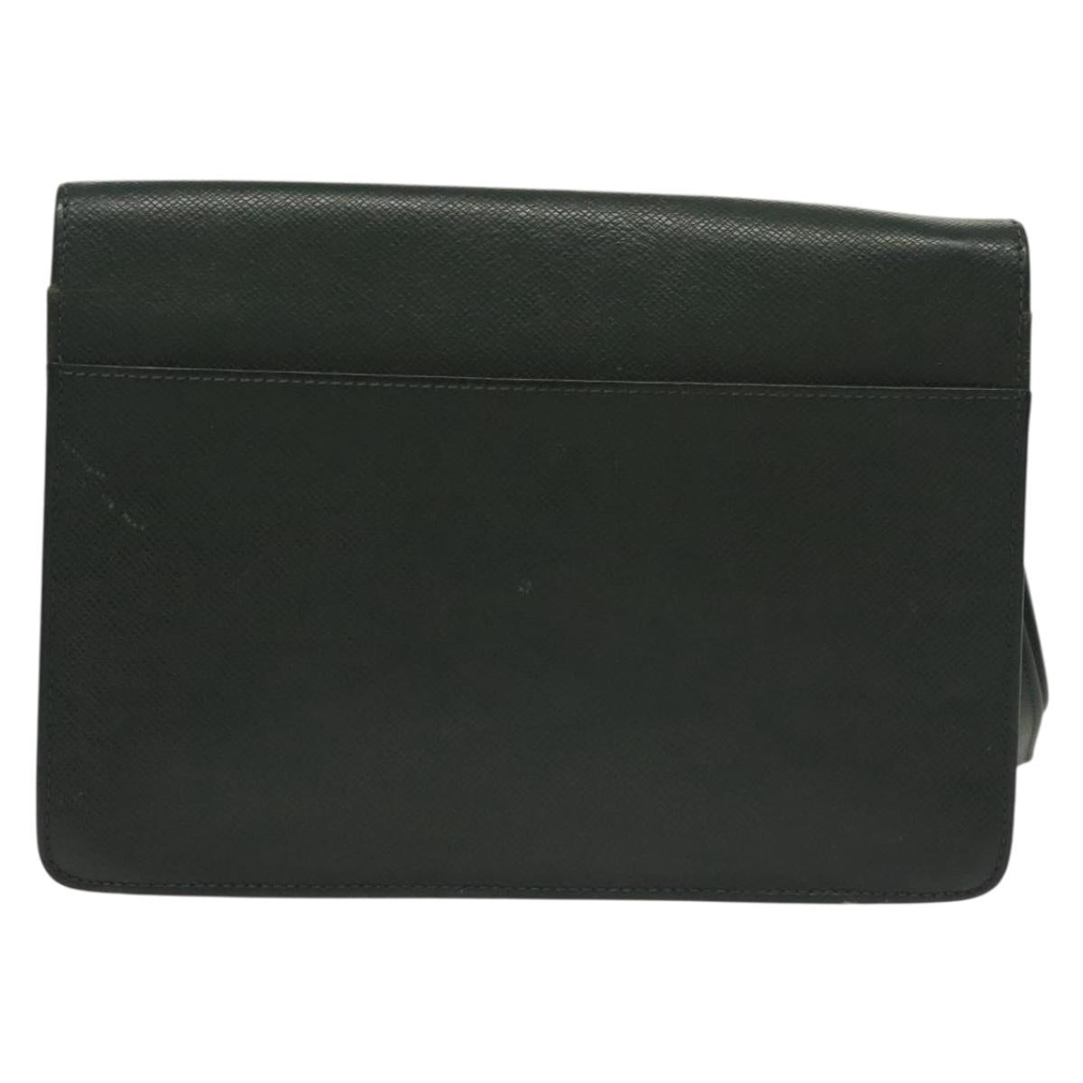 LOUIS VUITTON Taiga Pochette Kourad Clutch Bag Epicea M30194 LV Auth ti3337