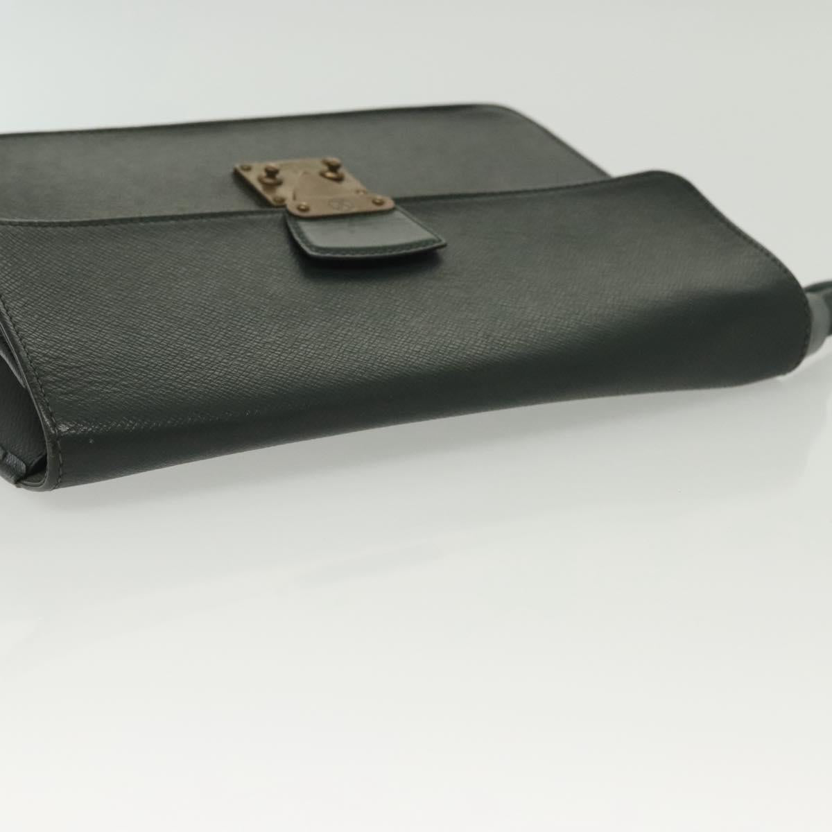 LOUIS VUITTON Taiga Pochette Kourad Clutch Bag Epicea M30194 LV Auth ti3337