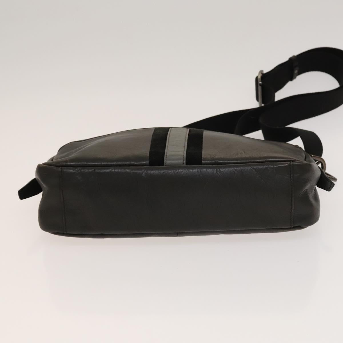 BURBERRY Nova Check Bag Canvas Nylon Leather 3Set Beige Gray Red Auth ti3370