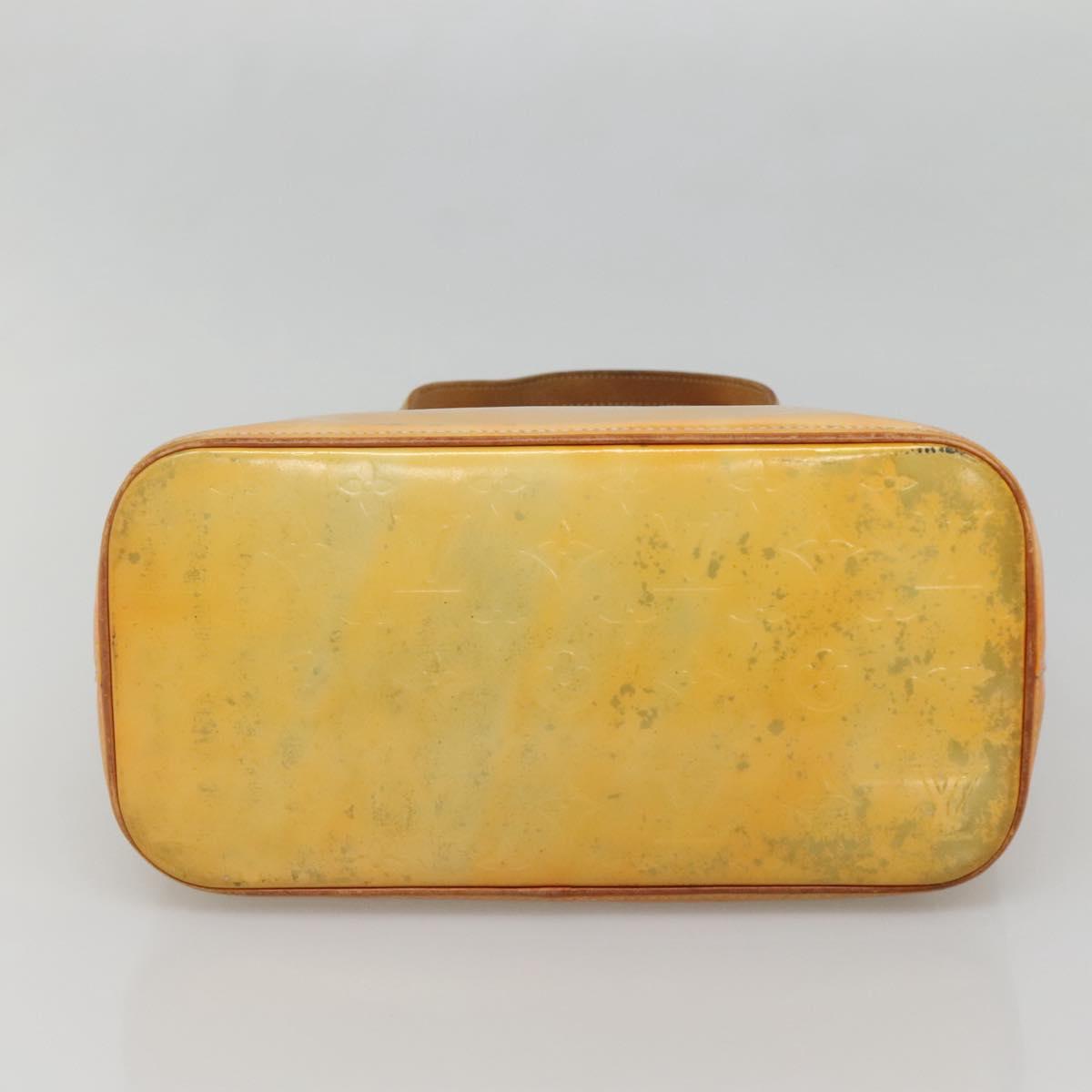 LOUIS VUITTON Monogram Vernis Houston Hand Bag Gris M91053 LV Auth ti3376