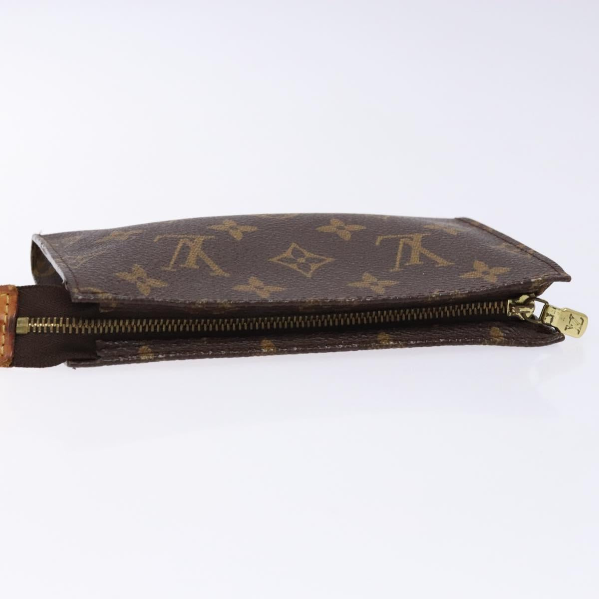 LOUIS VUITTON Monogram Bucket PM Accessory Pouch LV Auth ti3382