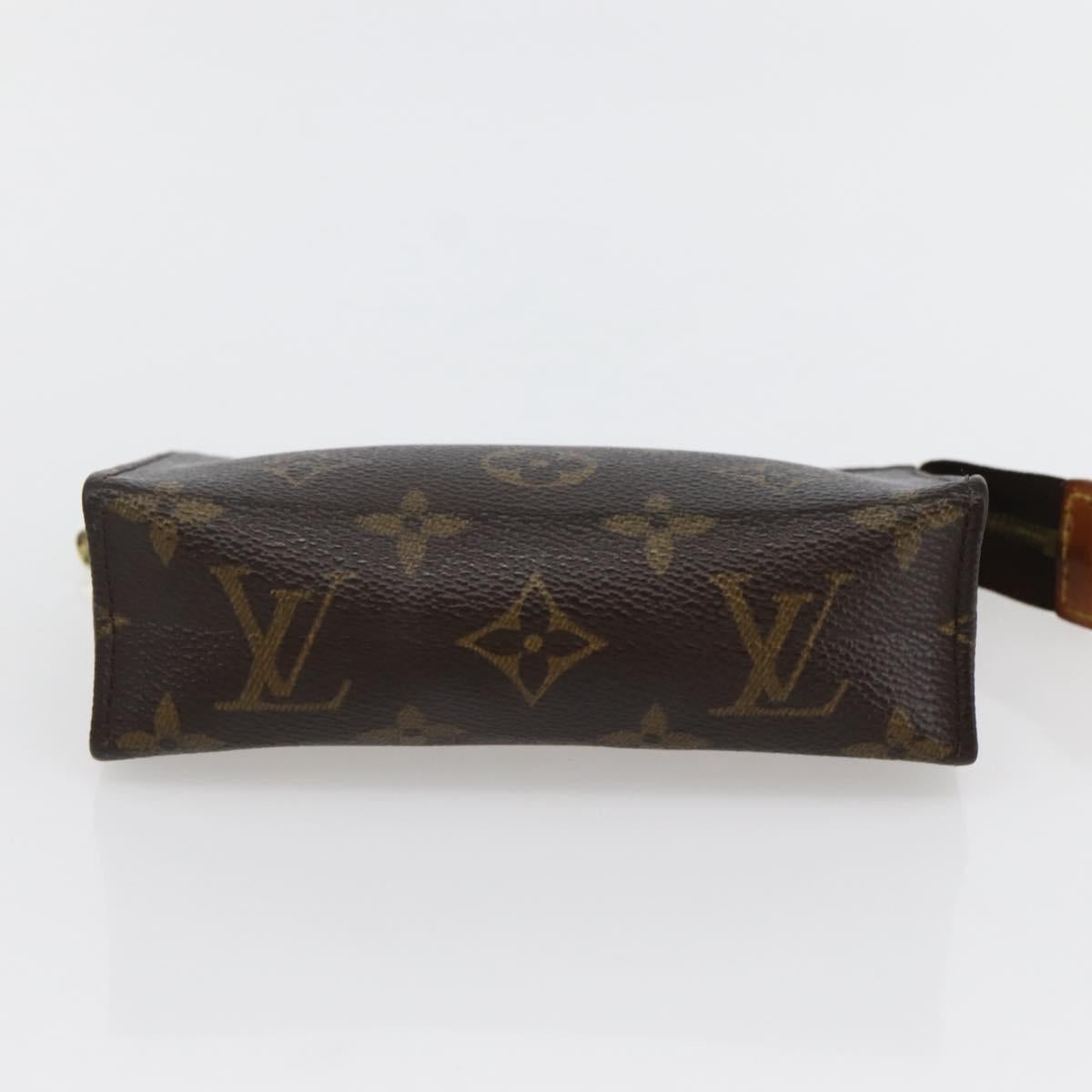 LOUIS VUITTON Monogram Poche Toilette 15 Pouch M47546 LV Auth ti3439