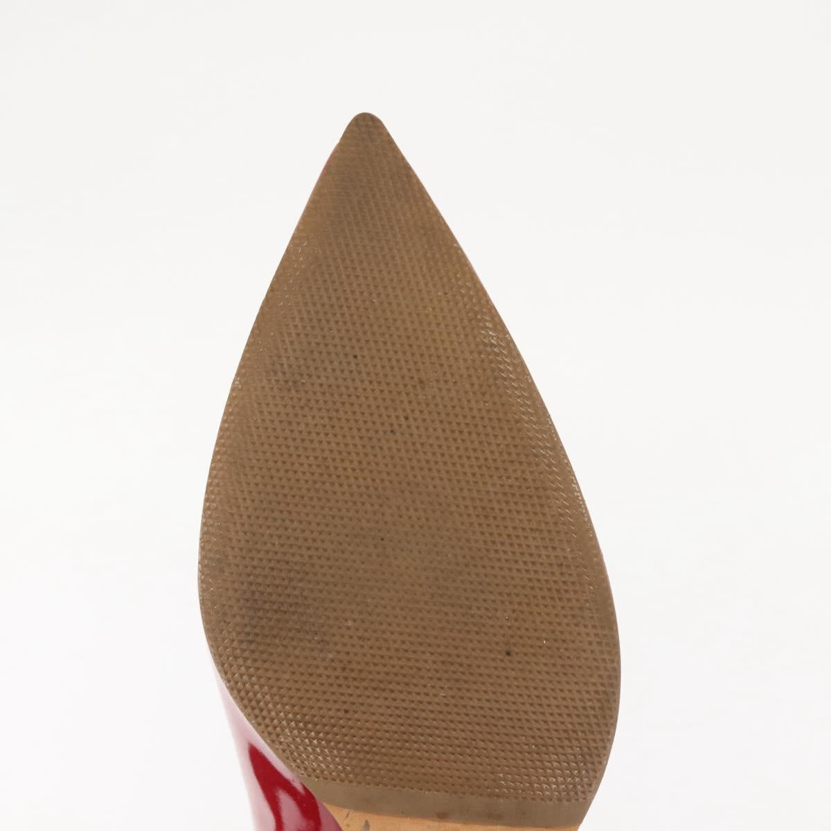 Miu Miu High heels Patent leather Red Auth ti3462