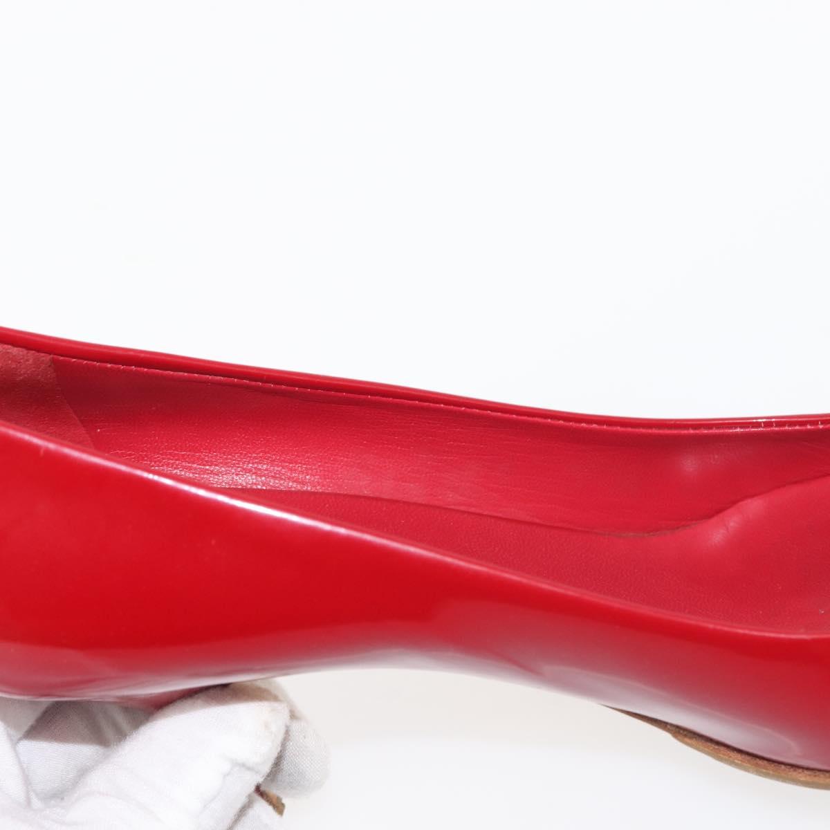 Miu Miu High heels Patent leather Red Auth ti3462