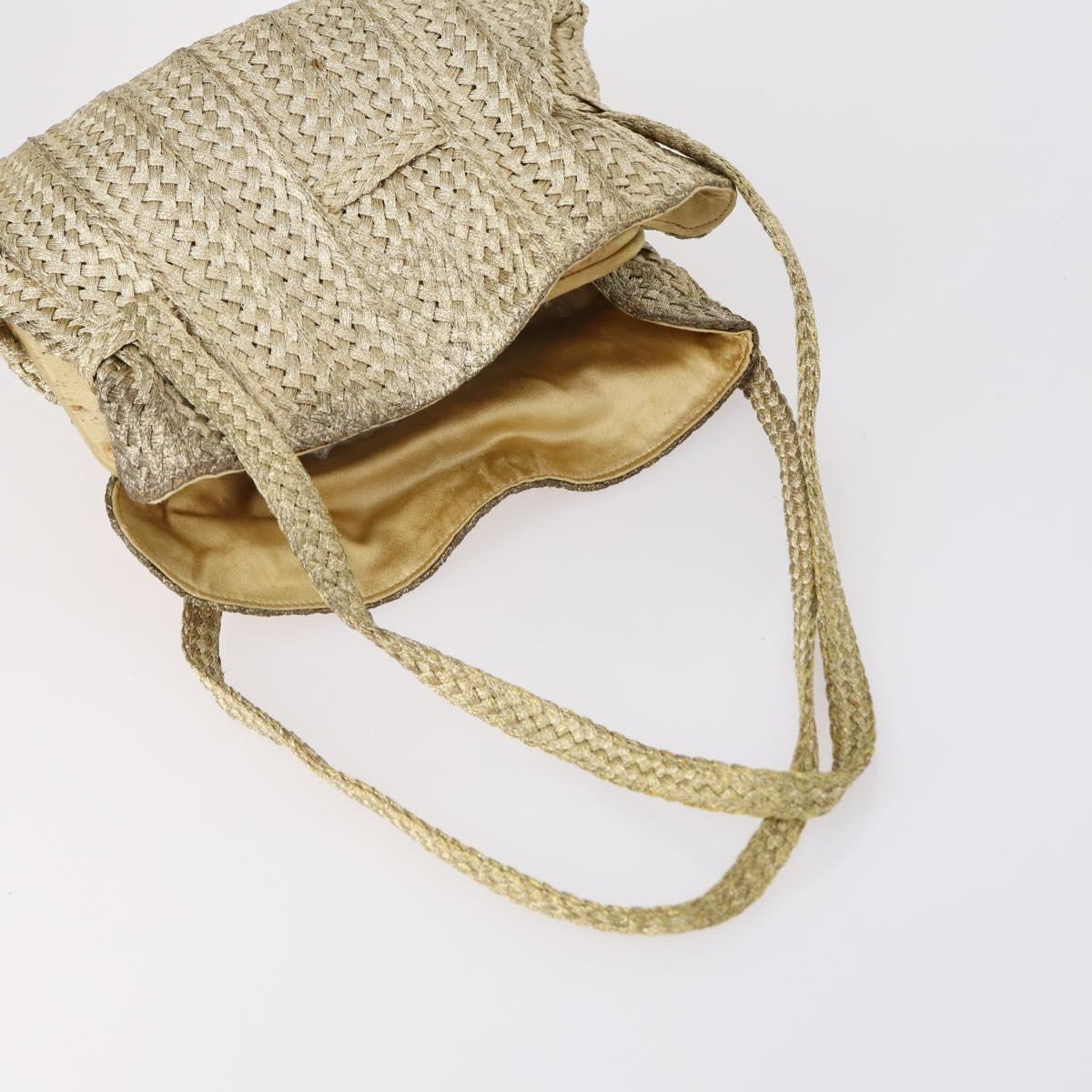 BALLY Tote Bag Leather Canvas 4Set Red Beige cream Auth ti3468