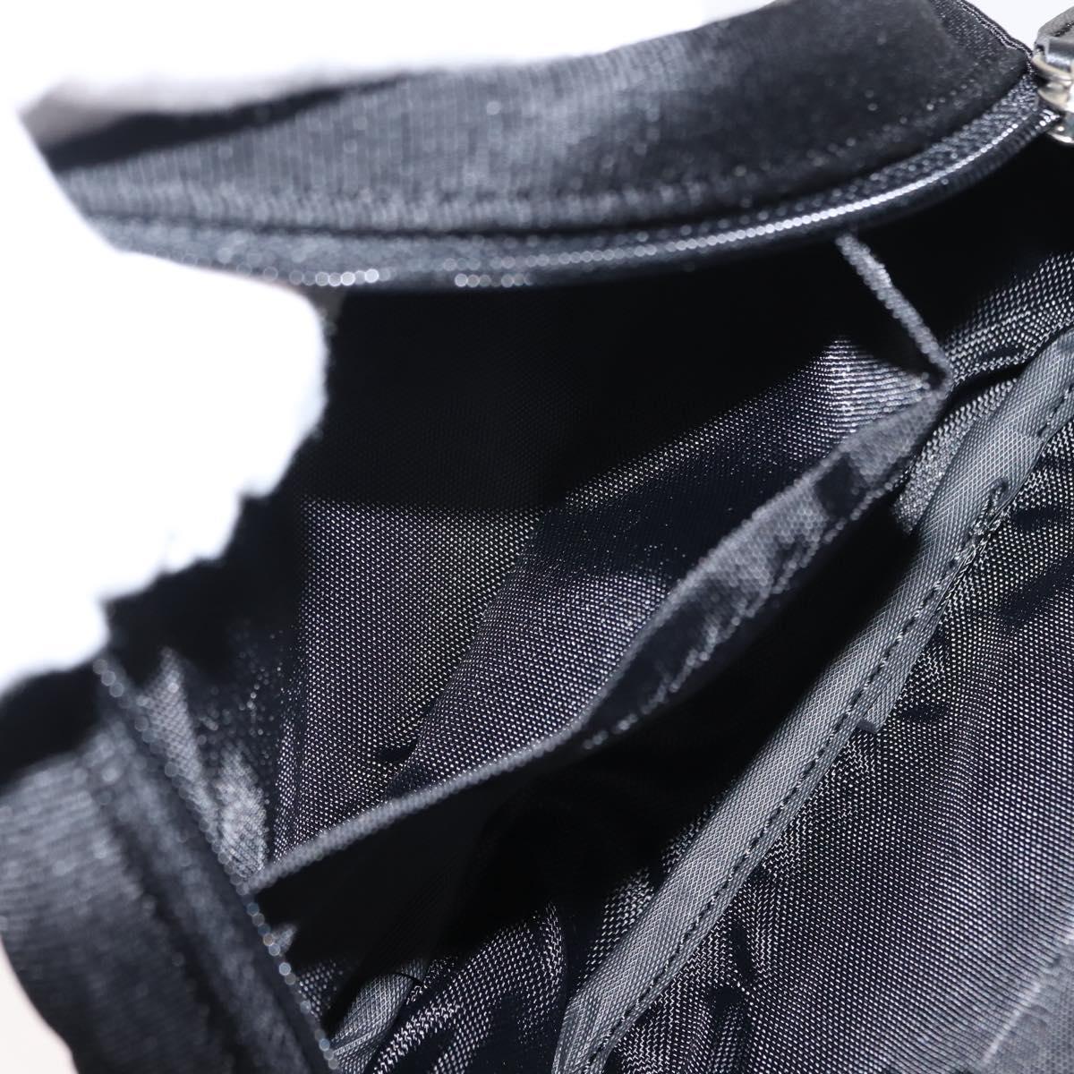 BURBERRY Nova Check Handkerchief Pouch Nylon 2Set Black Beige Auth ti3471