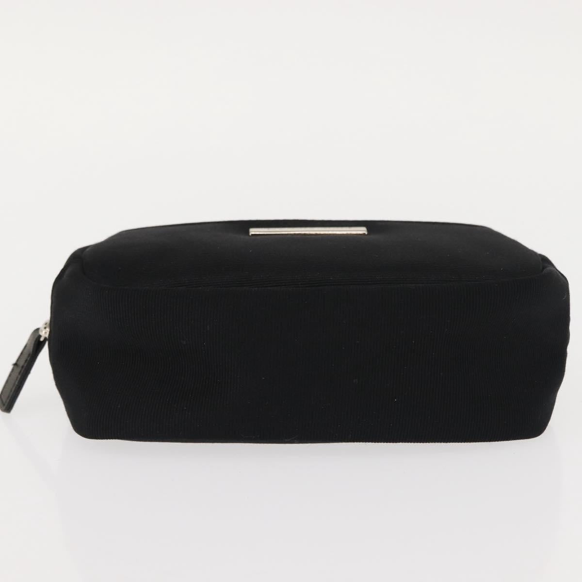 BURBERRY Nova Check Handkerchief Pouch Nylon 2Set Black Beige Auth ti3471