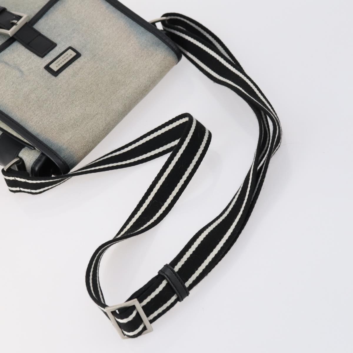 BURBERRY Blue Label Black label Bag Canvas Leather 6 Set Beige Black Auth ti3474