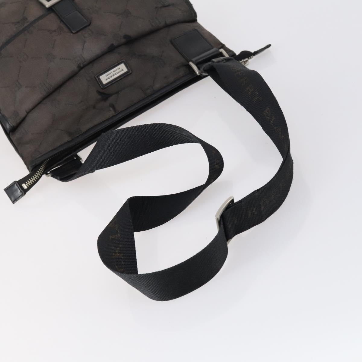 BURBERRY Blue Label Black label Bag Canvas Leather 6 Set Beige Black Auth ti3474