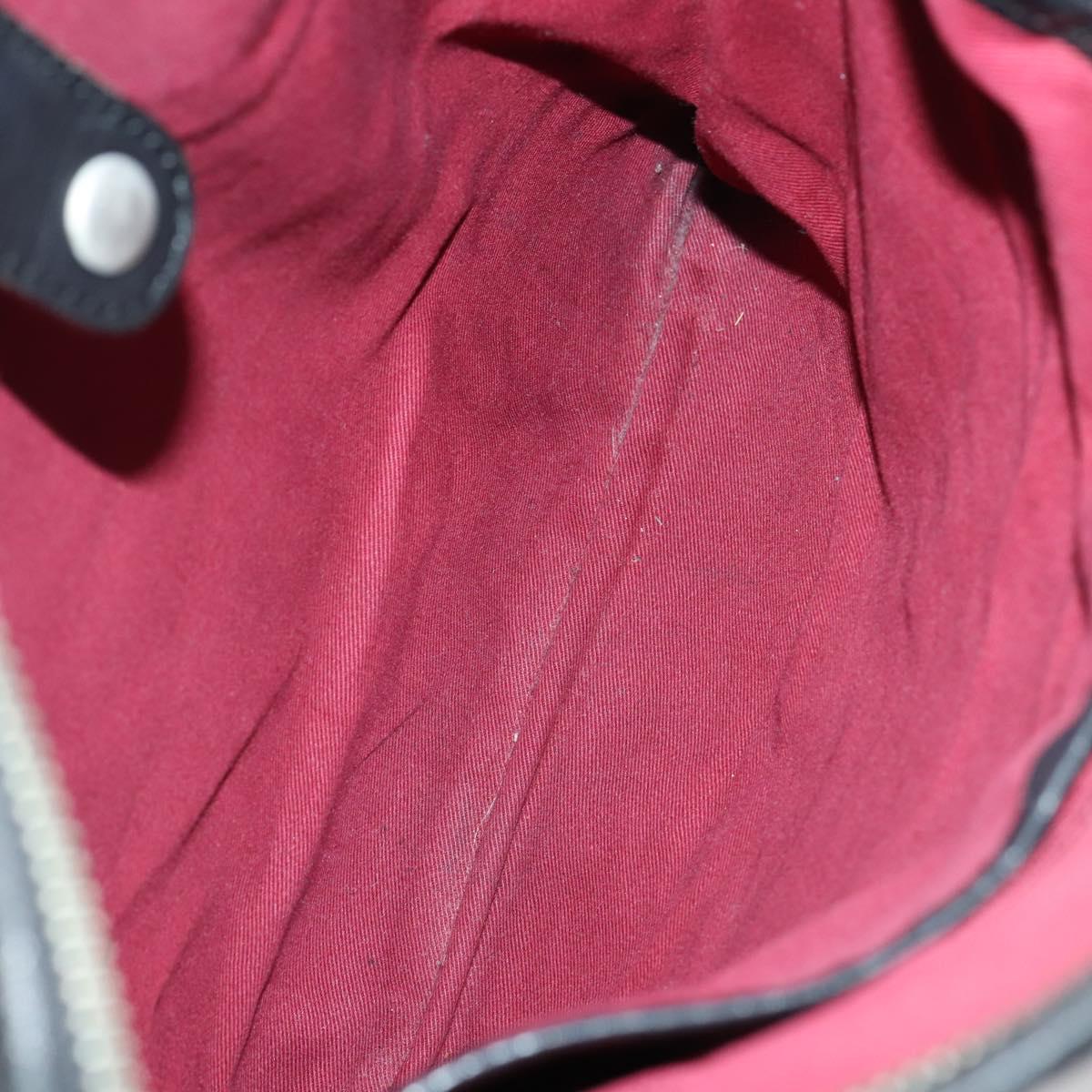 BURBERRY Blue Label Black label Bag Canvas Leather 6 Set Beige Black Auth ti3474