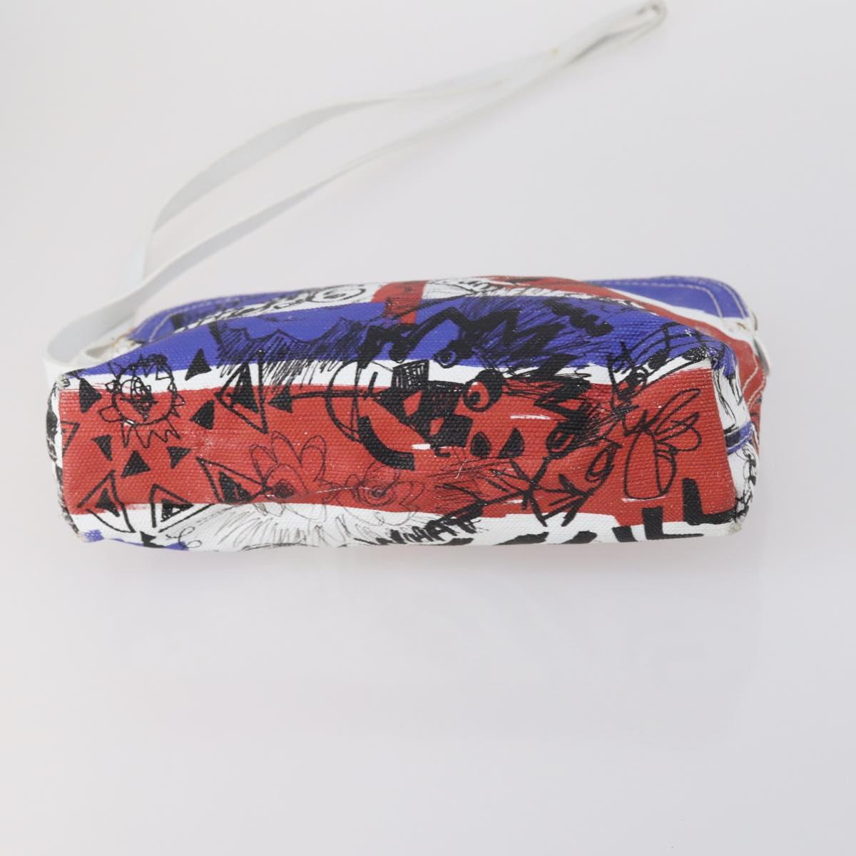 BURBERRY Blue Label Wallet Bag Canvas Leather PVC 7Set Beige Black Auth ti3476