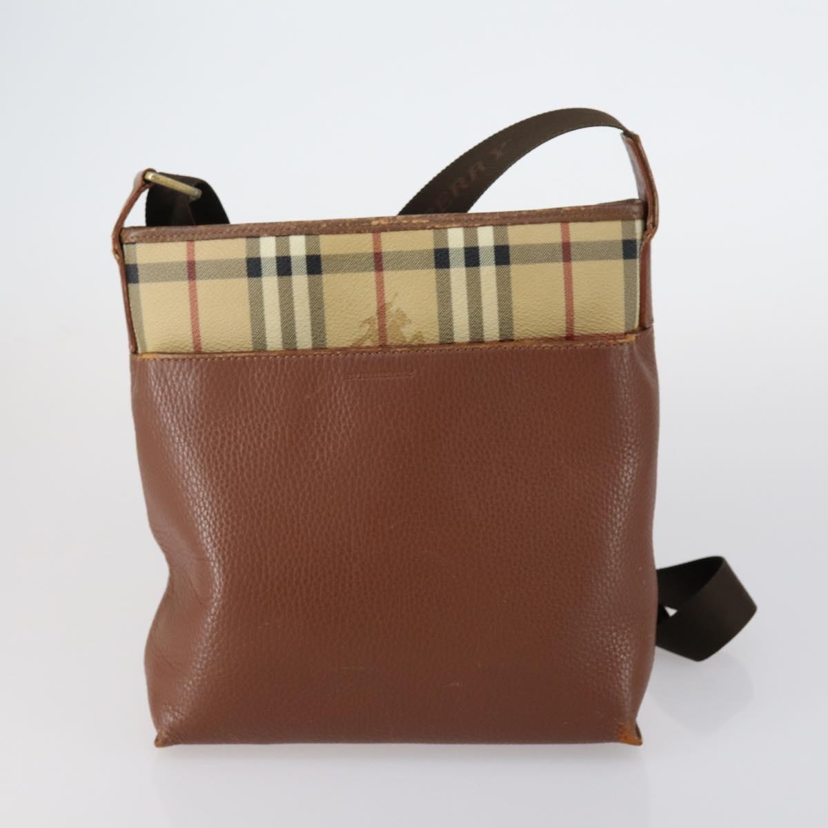 BURBERRY Blue Label Wallet Bag Canvas Leather PVC 7Set Beige Black Auth ti3476