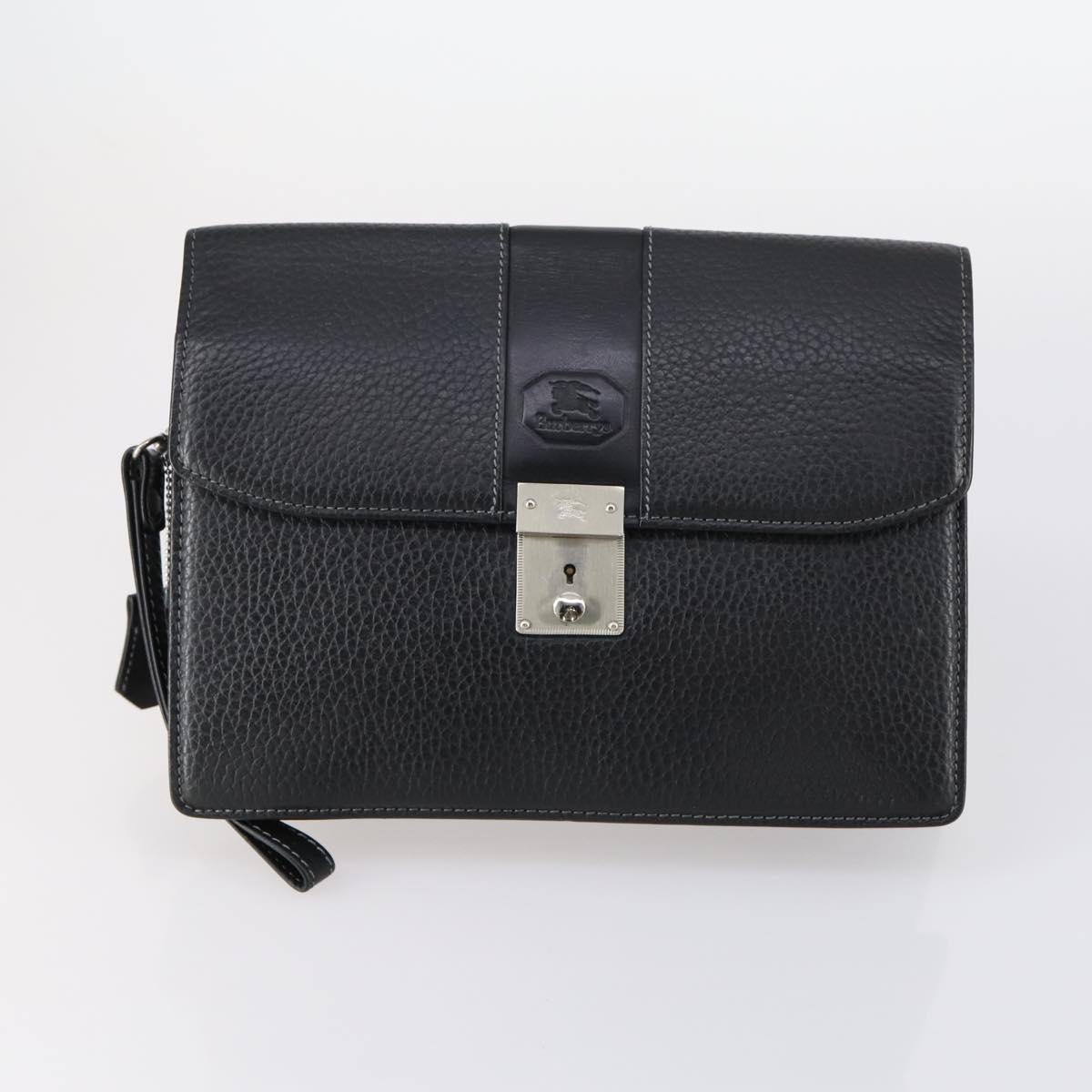 BURBERRY Blue Label Wallet Bag Canvas Leather PVC 7Set Beige Black Auth ti3476