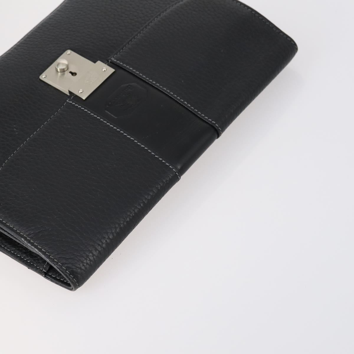 BURBERRY Blue Label Wallet Bag Canvas Leather PVC 7Set Beige Black Auth ti3476