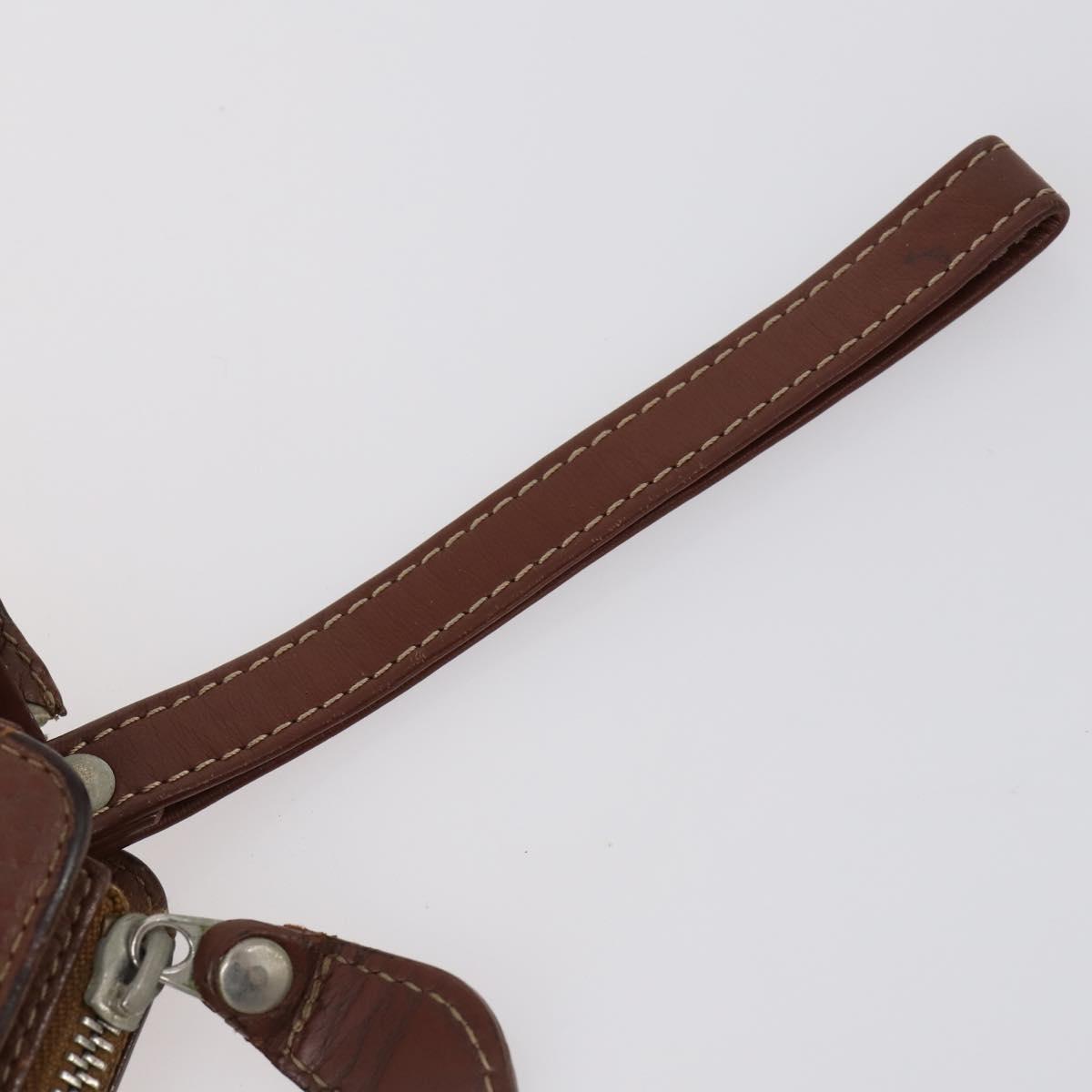 BURBERRY Blue Label Wallet Bag Canvas Leather PVC 7Set Beige Black Auth ti3476