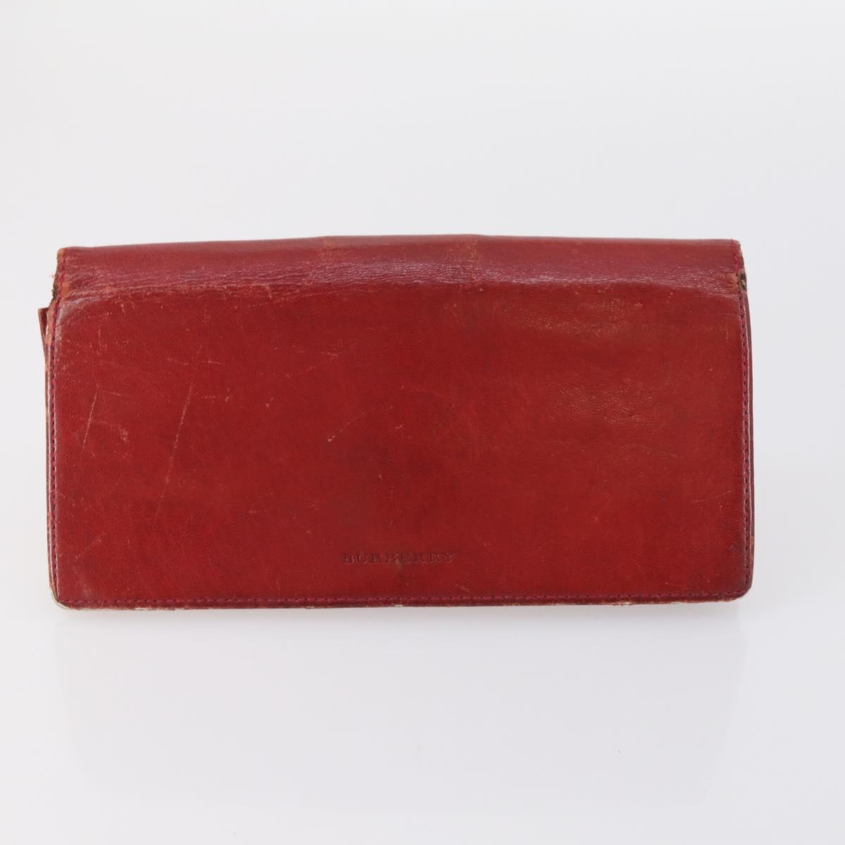 BURBERRY Blue Label Wallet Bag Canvas Leather PVC 7Set Beige Black Auth ti3476