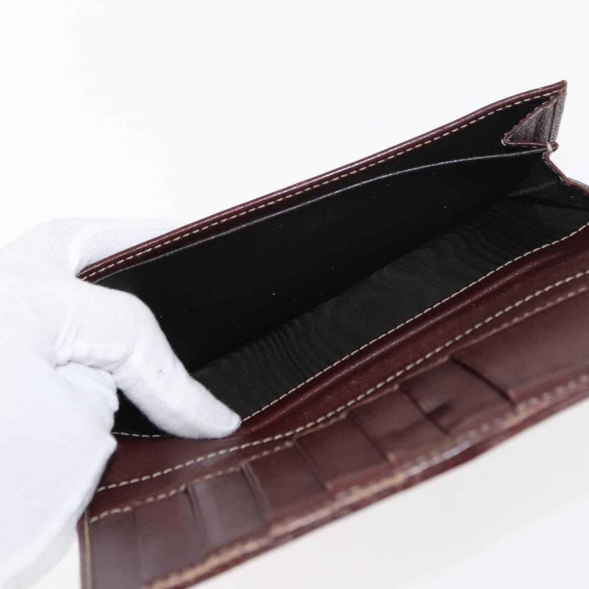 GUCCI GG Canvas Wallet 2Set Beige Auth ti3479