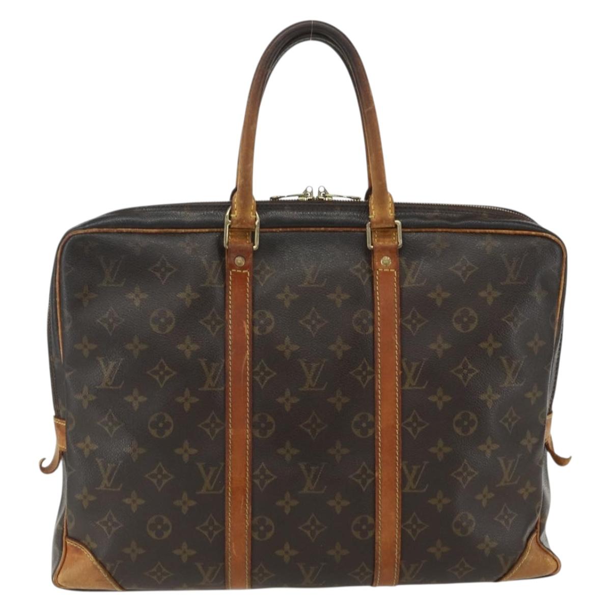 LOUIS VUITTON Monogram Porte Documents Voyage Business Bag M53361 LV Auth ti3488