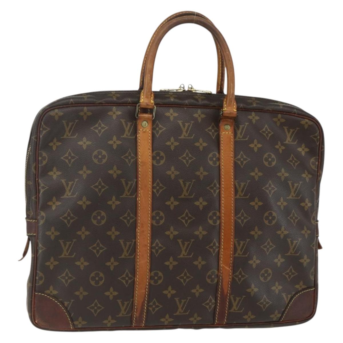 LOUIS VUITTON Monogram Porte Documents Voyage Business Bag M53361 LV Auth ti3489