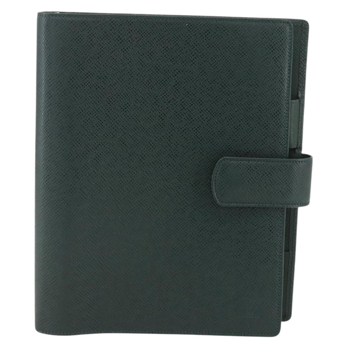 LOUIS VUITTON Taiga Agenda GM Day Planner Cover Epicea R20404 LV Auth ti3495