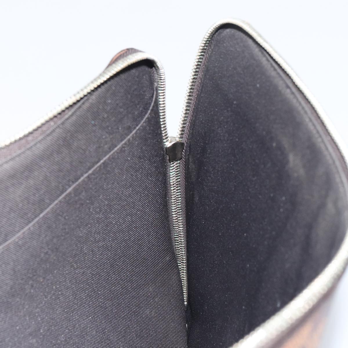 LOUIS VUITTON Damier Savannah Pochette Jules GM Clutch Bag N63345 LV Auth ti3498